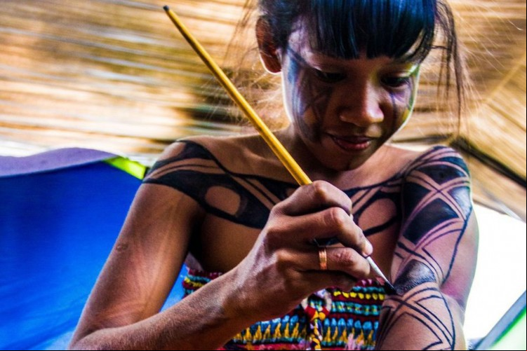 A artista Acauã Pitaguary era um dos expoentes dos grafismos indígenas no Ceará