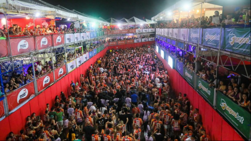 Corredor da folia em Fortaleza