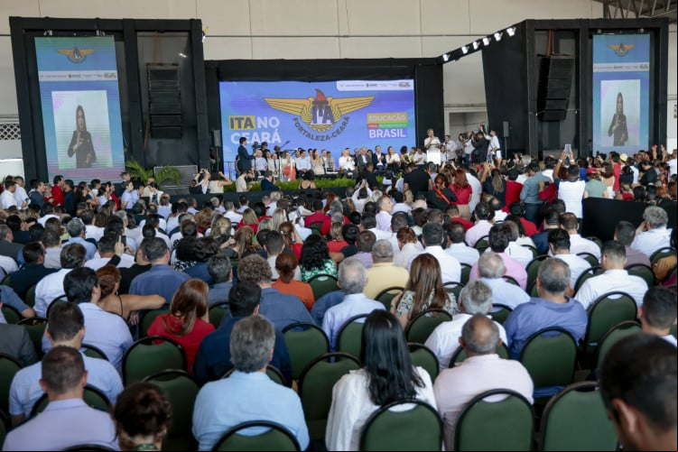 Fortaleza, CE, BR 19.01.24 - Evento para lançamento da pedra fundamental da construção de uma unidade do ITA na Base Aérea de Fortalaza, com a presença do presindente Lula (Fco Fontenele/OPOVO