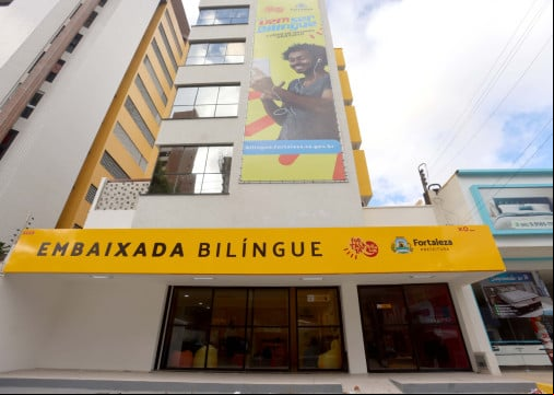 ï¿¼SEDE da embaixada do Fortaleza BilÃ­ngue Ã© um dos imÃ³veis alugados pela Prefeitura