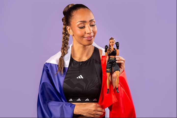 Estelle Mossely - A pugilista sa fez história ao se tornar a primeira mulher sa a conquistar uma medalha de ouro olímpica no boxe.