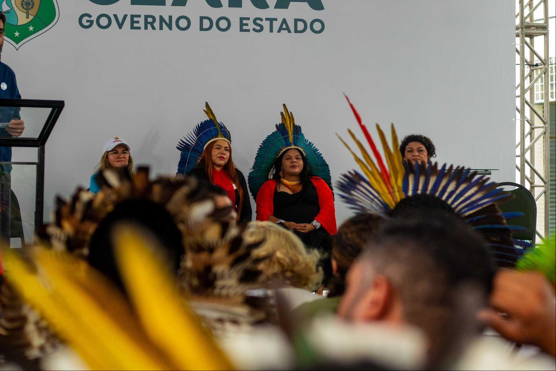Fortaleza- CE, Brasil, 05-02-25: Ministra Sônia Guajajara visita o Ceará e participa de evento na Secretaria de Desenvolvimento Agrário. (Fotos: Lorena Louise / Especial para O POVO)