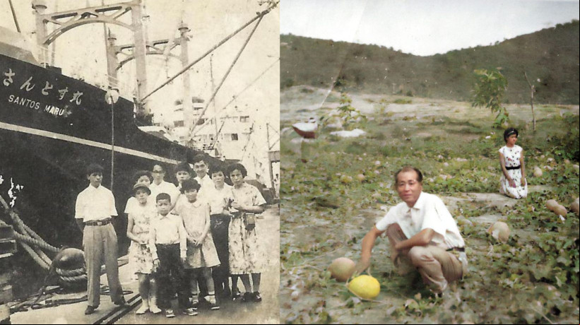 Em 1960, nove famílias japonesas chegaram em Guaiúba, após viagem a bordo do navio Santos Maru