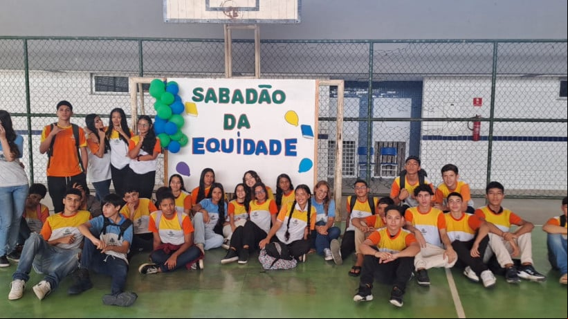 Alunos dos 9º anos participam de sabadão da equidade para reposição de conteúdos de português e matemática