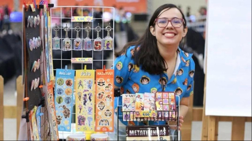 Autora do "Metatirinhas", Pâmela Castro faz uso da metalinguagem para debater o fazer dos quadrinhos e o processo criativo por trás da ilustração