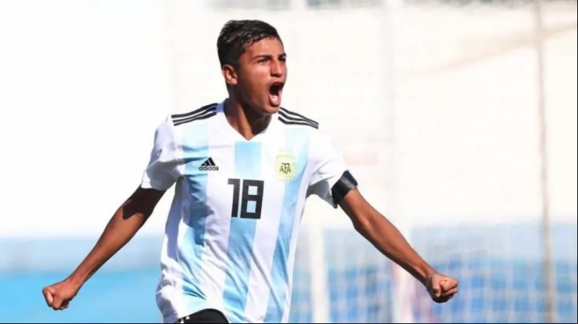 O ofensivo atuou em todas as categorias de base da seleção argentina